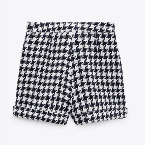 Zara Co-Ord Set Textured Bomber Shorts New - Picture 8 of 12